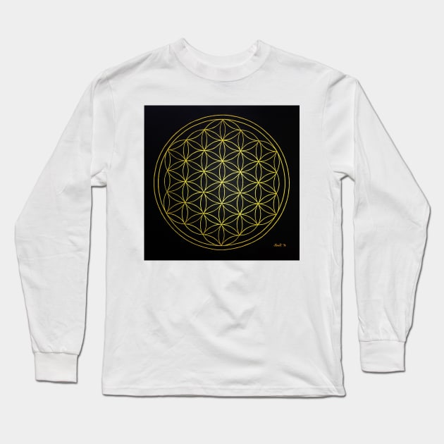 flower of Life Long Sleeve T-Shirt by wernerszendi